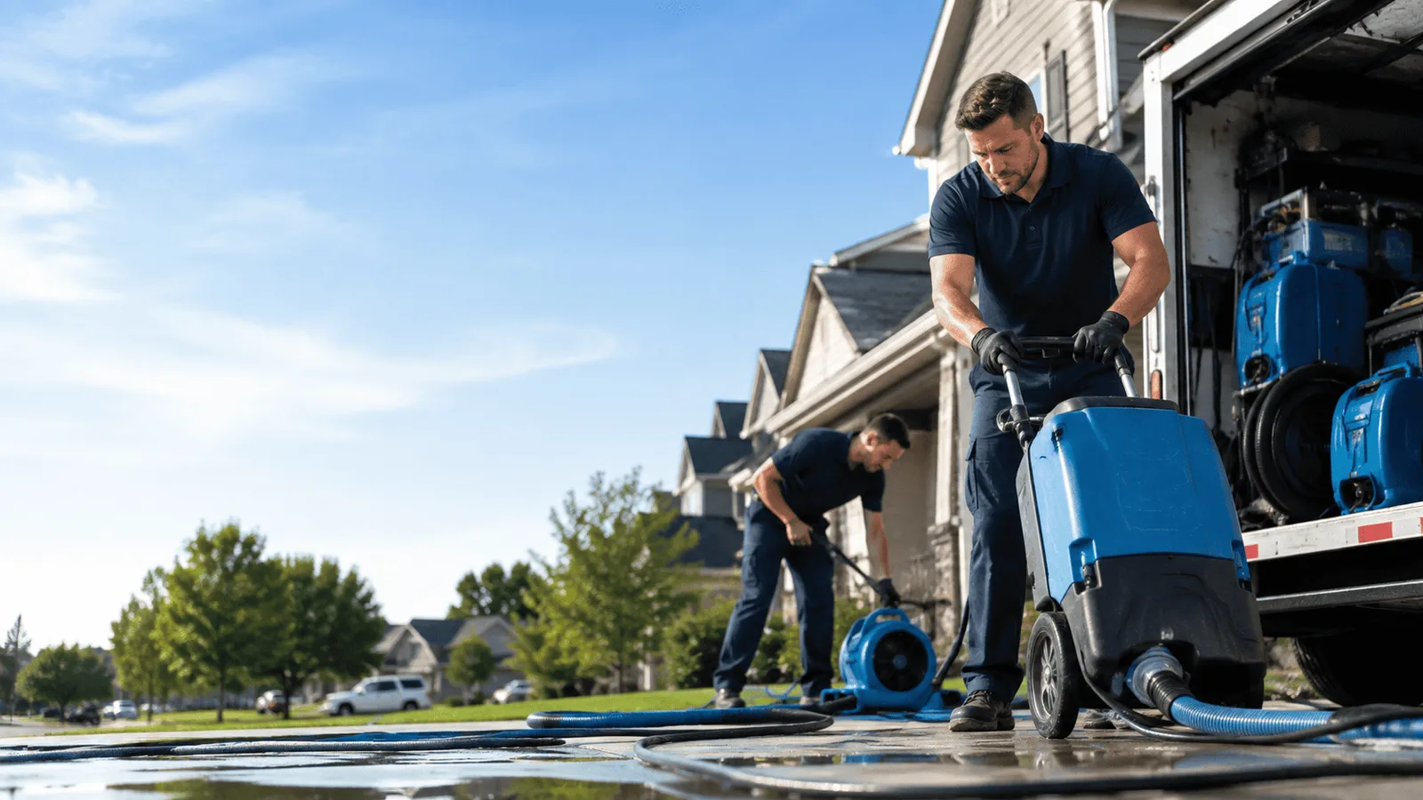 Structural Drying being performed in Pleasantville, NJ